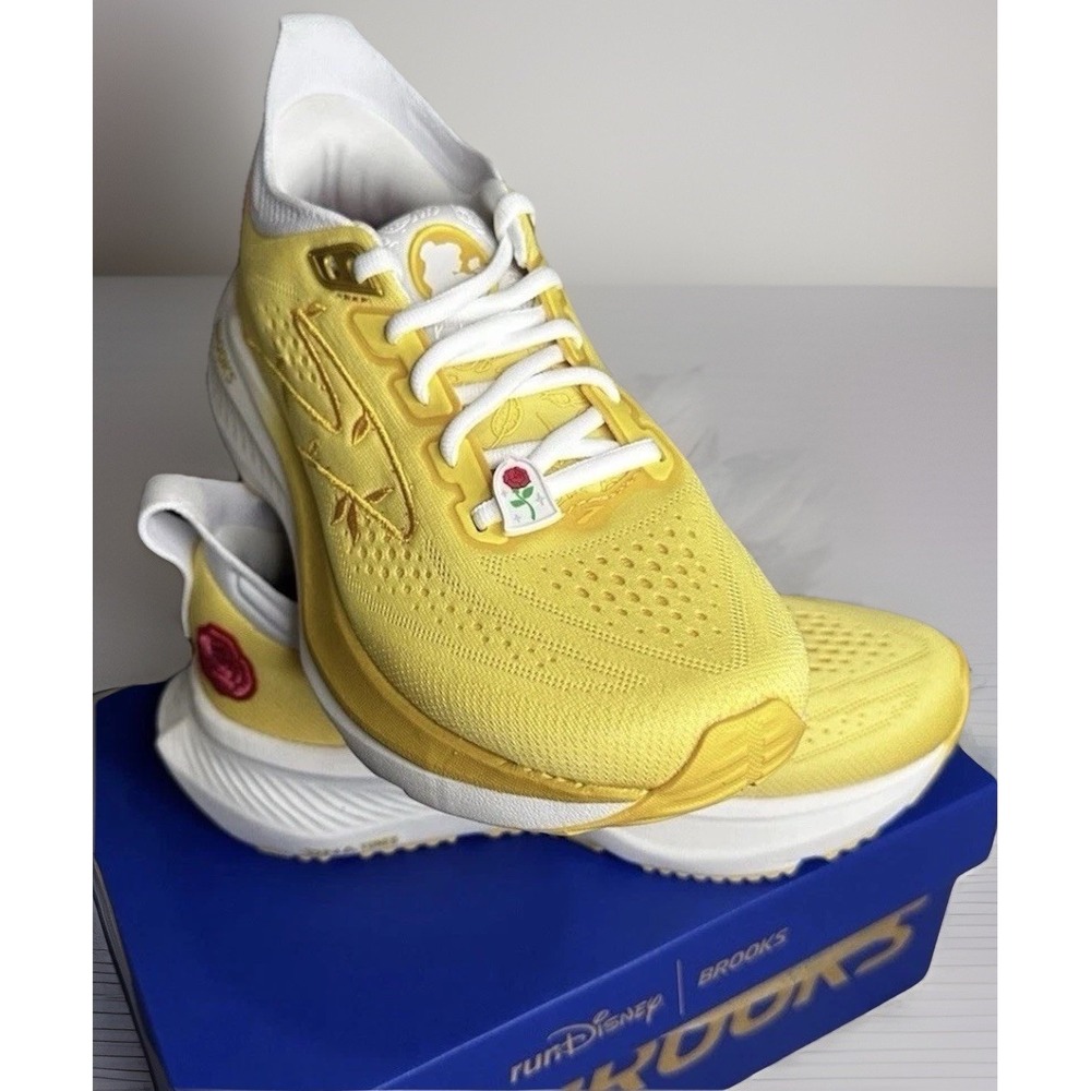 2026 Rundisney Brooks Glycerin 23 Belle Princess 8.5 B Womens Athletic Shoes NEW - Picture 2 of 10